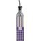 Purple Gingham & Stripe Oil Dispenser Bottle (Personalized)