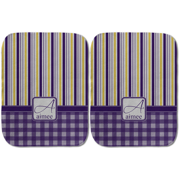 Purple Gingham & Stripe Old Burps - Approval