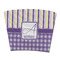Purple Gingham & Stripe Party Cup Sleeves - without bottom - FRONT (flat)