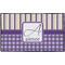 Purple Gingham & Stripe Personalized - 60x36 (APPROVAL)