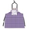 Purple Gingham & Stripe Personalized Apron