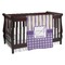 Purple Gingham & Stripe Personalized Baby Blanket