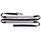 Purple Gingham & Stripe Personalized Dog Leash
