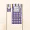 Purple Gingham & Stripe Personalized Towel Set