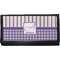Purple Gingham & Stripe Personalzied Checkbook Cover