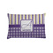 Purple Gingham & Stripe Pillow Case - Standard (Personalized)