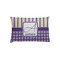 Purple Gingham & Stripe Pillow Case - Toddler - Front