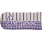 Purple Gingham & Stripe Putter Cover (Front)