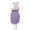 Purple Gingham & Stripe Racerback Dress - On Model - Back