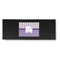 Purple Gingham & Stripe Rubber Bar Mat - FRONT/MAIN