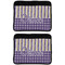 Purple Gingham & Stripe Seat Belt Cover (APPROVAL Update)