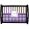Purple Gingham & Stripe Wooden Tray (Personalized)