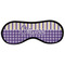 Purple Gingham & Stripe Sleeping Eye Masks - Large (Personalized)