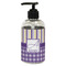 Purple Gingham & Stripe Small Soap/Lotion Bottle