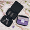 Purple Gingham & Stripe Small Travel Bag - LIFESTYLE