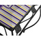 Purple Gingham & Stripe Square Trivet - Detail