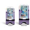 Purple Gingham & Stripe Stylized Phone Stand - Comparison