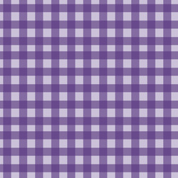 Purple Gingham & Stripe Fabric by the Yard - PIMA Combed Cotton