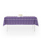 Purple Gingham & Stripe Tablecloths (58"x102") - MAIN