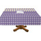 Purple Gingham & Stripe Tablecloths (Personalized)