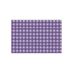 Purple Gingham & Stripe Tissue Paper Sheets - Small - Heavyweight