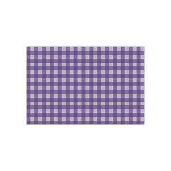 Purple Gingham & Stripe Small Tissue Papers Sheets - Heavyweight