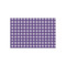 Purple Gingham & Stripe Tissue Paper - Heavyweight - Small - Front