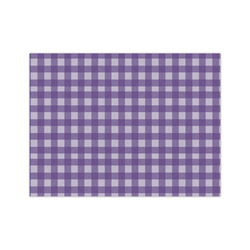 Purple Gingham & Stripe Medium Tissue Papers Sheets - Lightweight