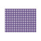 Purple Gingham & Stripe Tissue Paper - Lightweight - Medium - Front