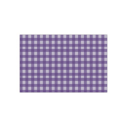 Purple Gingham & Stripe Small Tissue Papers Sheets - Lightweight