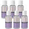 Purple Gingham & Stripe Travel Bottles (Personalized)