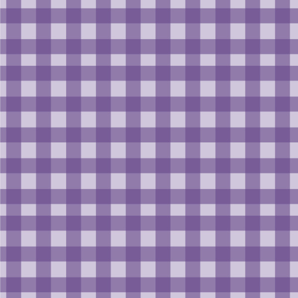 Custom Purple Gingham & Stripe Wallpaper & Surface Covering (Peel & Stick 24"x 24" Sample)