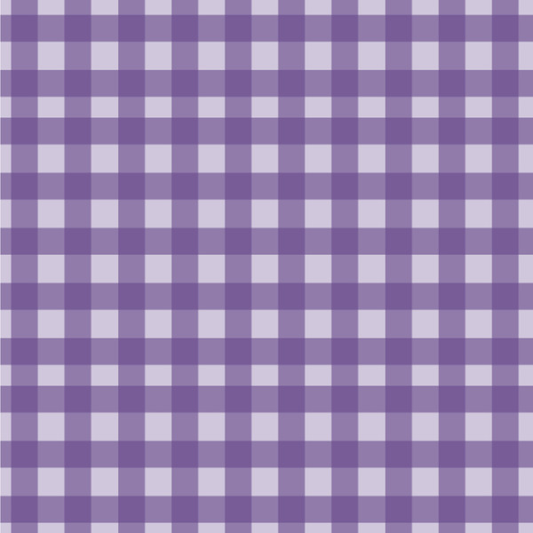 Custom Purple Gingham & Stripe Wallpaper & Surface Covering (Water Activated 24"x 24" Sample)