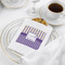 Purple Gingham & Stripe White Treat Bag - In Context