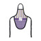 Purple Gingham & Stripe Bottle Apron (Personalized)