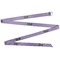 Purple Gingham & Stripe Yoga Strap - Full View - Apvl
