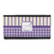 Purple Gingham & Stripe Ladies Wallet  (Personalized Opt)