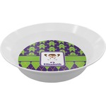 Astronaut, Aliens & Argyle Melamine Bowl (Personalized)