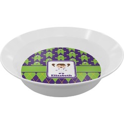 Astronaut, Aliens & Argyle Melamine Bowl - 12 oz (Personalized)
