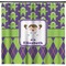 Astronaut, Aliens & Argyle Shower Curtain (Personalized)