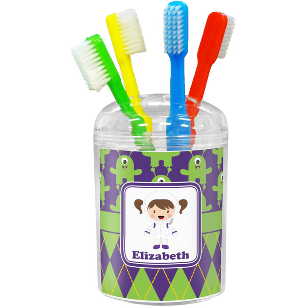 Aliens & Argyle Toothbrush Holder