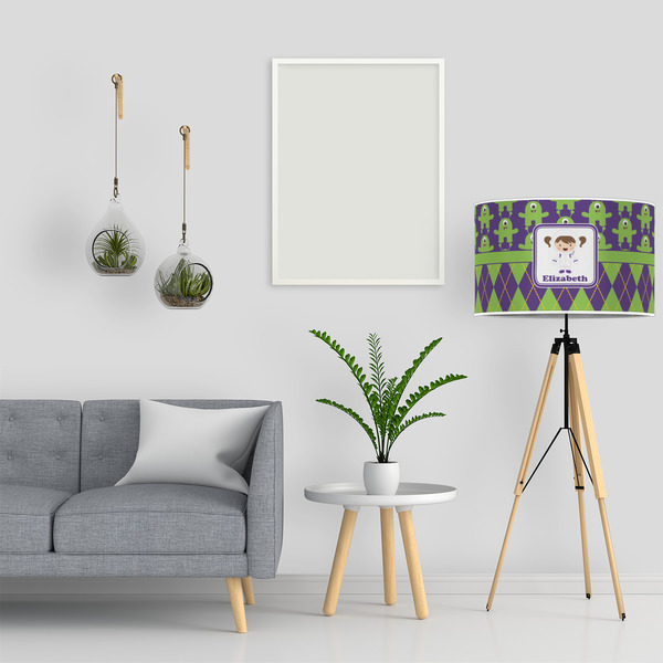 Astronaut, Aliens & Argyle 12" Drum Lampshade - LIFESTYLE