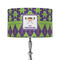 Astronaut, Aliens & Argyle 12" Drum Lampshade - ON STAND (Fabric)