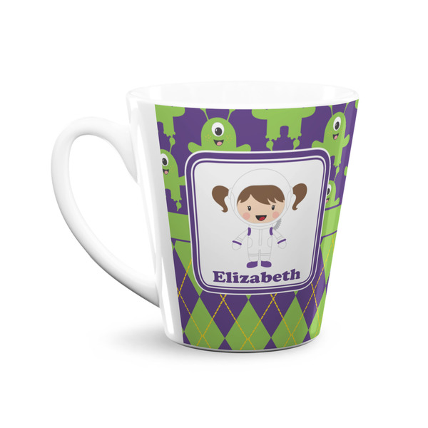 Astronaut, Aliens & Argyle 12 Oz Latte Mug - Front
