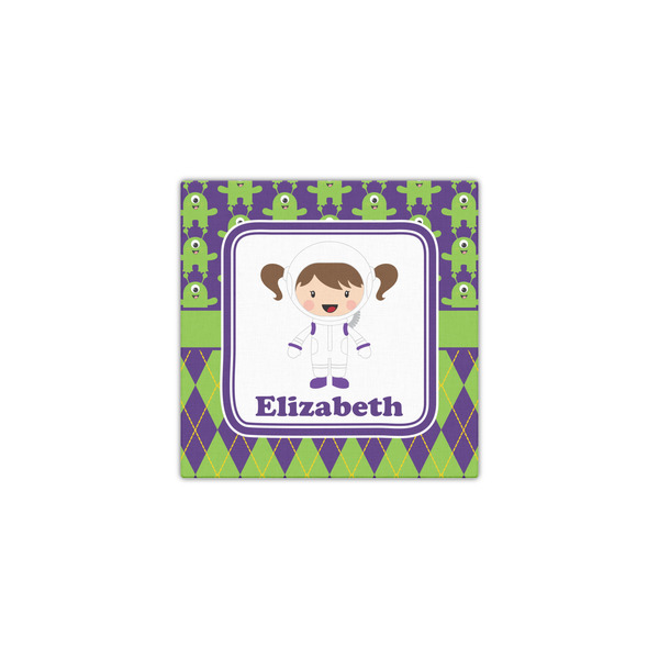 Astronaut, Aliens & Argyle 12x12 - Canvas Print - Front View