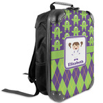 Astronaut, Aliens & Argyle Kids Hard Shell Backpack (Personalized)