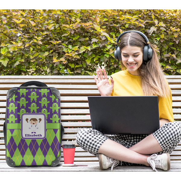 Astronaut, Aliens & Argyle 15" Backpack - LIFESTYLE