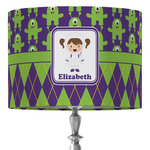Astronaut, Aliens & Argyle 16" Drum Lamp Shade - Fabric (Personalized)