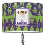 Astronaut, Aliens & Argyle Drum Lamp Shade (Personalized)