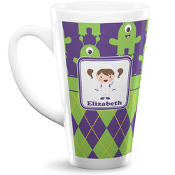 Astronaut, Aliens & Argyle Latte Mug (Personalized)